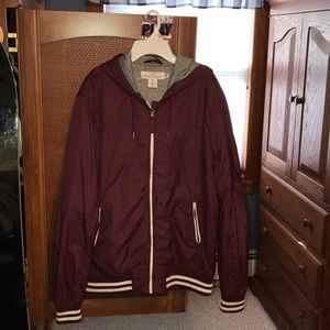 H&M Maroon Track Jacket Size Large